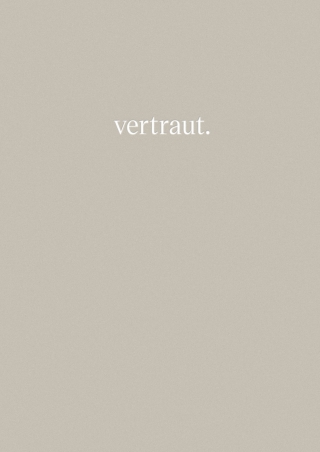 vertraut.