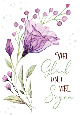 Viel Glück und viel Segen