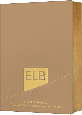 ELB Die große Kommentarausgabe - Leder beige mit Goldschnitt