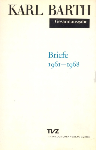 Karl Barth Gesamtausgabe
