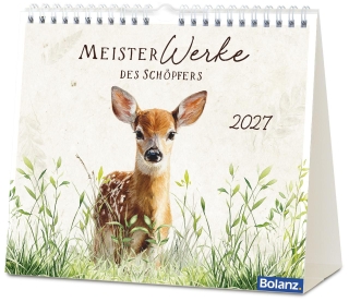 MeisterWerke des Schöpfers 2027 – Tischkalender
