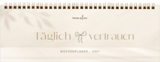 Täglich vertrauen 2027 – Wochenplaner