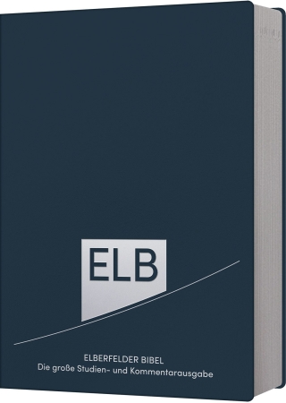 ELB Die große Kommentarausgabe - Leder blau mit Platinschnitt