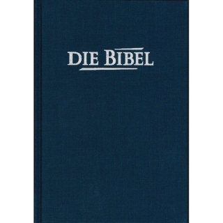 Die Bibel - größere Taschenbibel, Leinen, dunkelblau