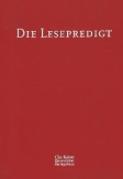 Die Lesepredigt. Eine Handreichung. Loseblattausgabe. (Ed. Chr. Kaiser) / Die Lesepredigt Ringordner