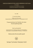 Frequenzanalysen der Herztöne mit einem Herztonspektrographen. Elektronischer Herztonspektrograph