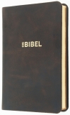 Schlachter 2000 Bibel - Taschenausgabe (Softcover, schwarz, Rotgoldschnitt)