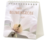 Zarte Blumengrüße 2027 – Tischkalender