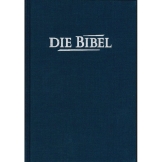 Die Bibel - größere Taschenbibel, Leinen, dunkelblau