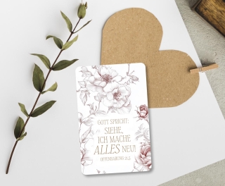 Kalenderkärtchen Rosen 2026