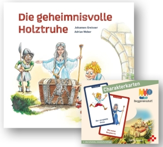Die geheimnisvolle Holztruhe mit Charakterkarten