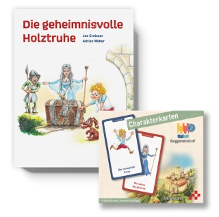 Die geheimnisvolle Holztruhe mit Charakterkarten