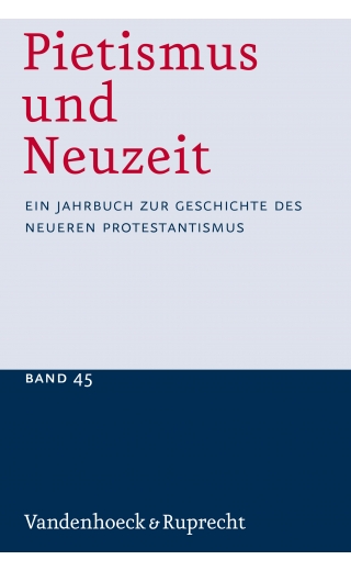 Pietismus und Neuzeit Band 45 – 2019