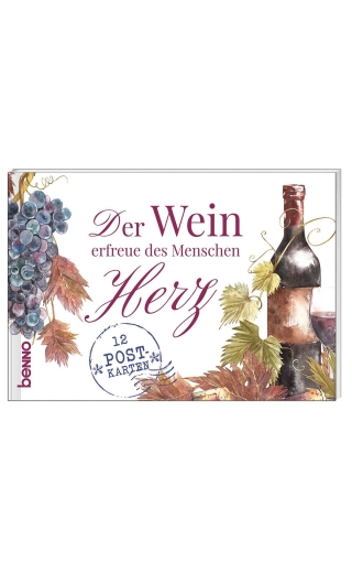 Postkartenbuch »Der Wein erfreue des Menschen Herz«
