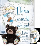 Elena mischt sich ein (Buch, Hörbuch und Teddy)